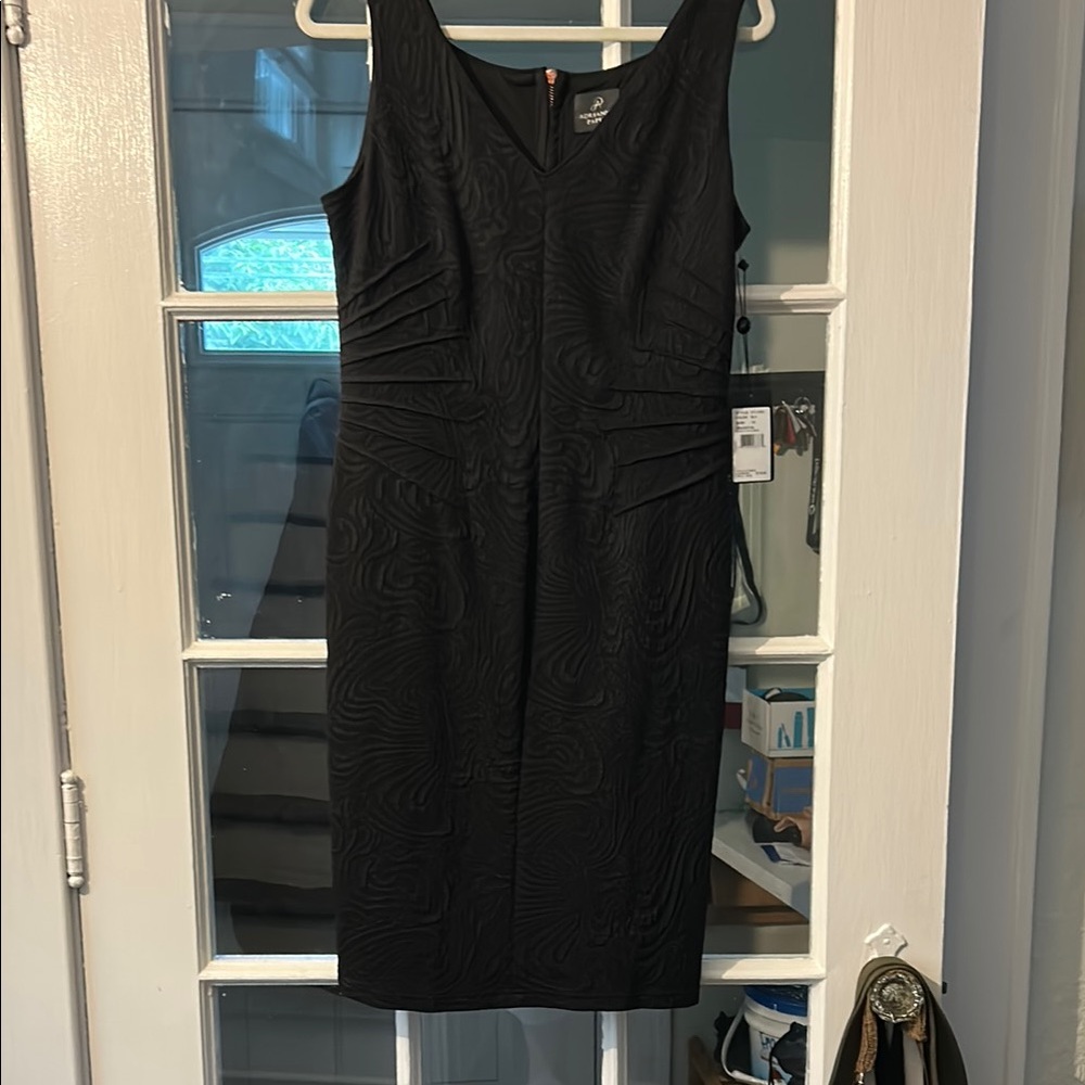 Adrianna Papell Black knee length Dress